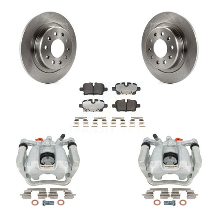 Rear Brake Caliper Rotors Semi-Metallic Pad Kit For Chevrolet Equinox GMC Terrain Malibu KC8-101359P