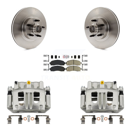 Front Brake Caliper Rotor And Ceramic Pad Kit For 2001-2002 Ford Explorer Sport Trac RWD KC8-101373N