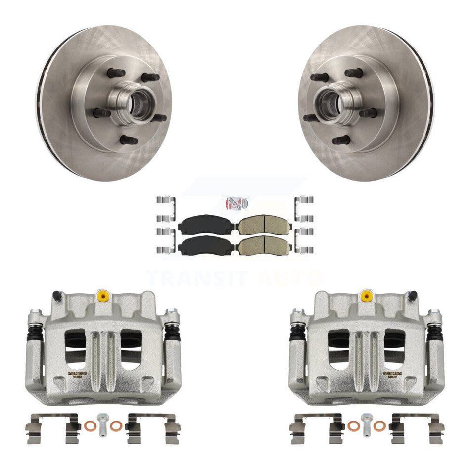 Front Disc Brake Caliper Rotors And Ceramic Pads Kit For Mazda B3000 B2300 B4000 KC8-101374N