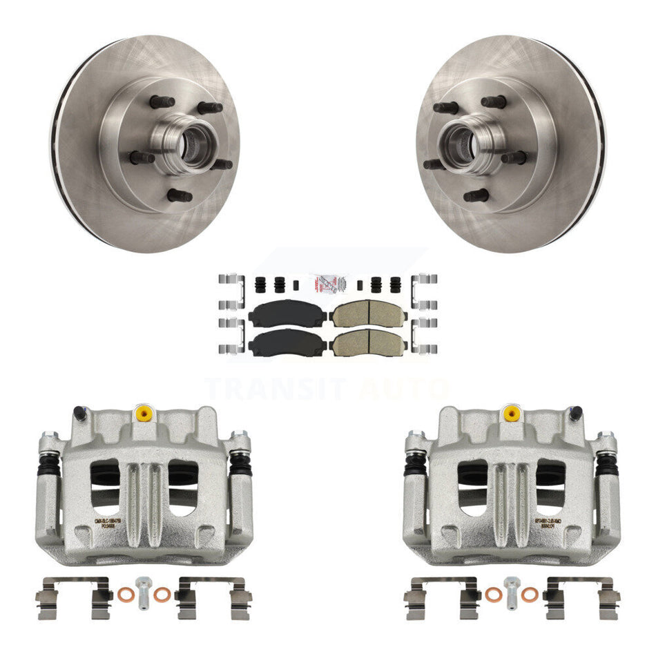 Front Disc Brake Caliper Rotors And Ceramic Pads Kit For Mazda B3000 B2300 B4000 KC8-101375N