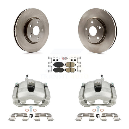 Front Disc Brake Caliper Rotors And Ceramic Pads Kit (5Pc) For Lexus IS250 GS300 KC8-101384N