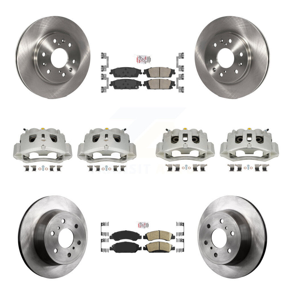 Front Rear Brake Caliper Rotor And Ceramic Pad Kit (10Pc) For 2016 Chevrolet Suburban HD KC8-102547N