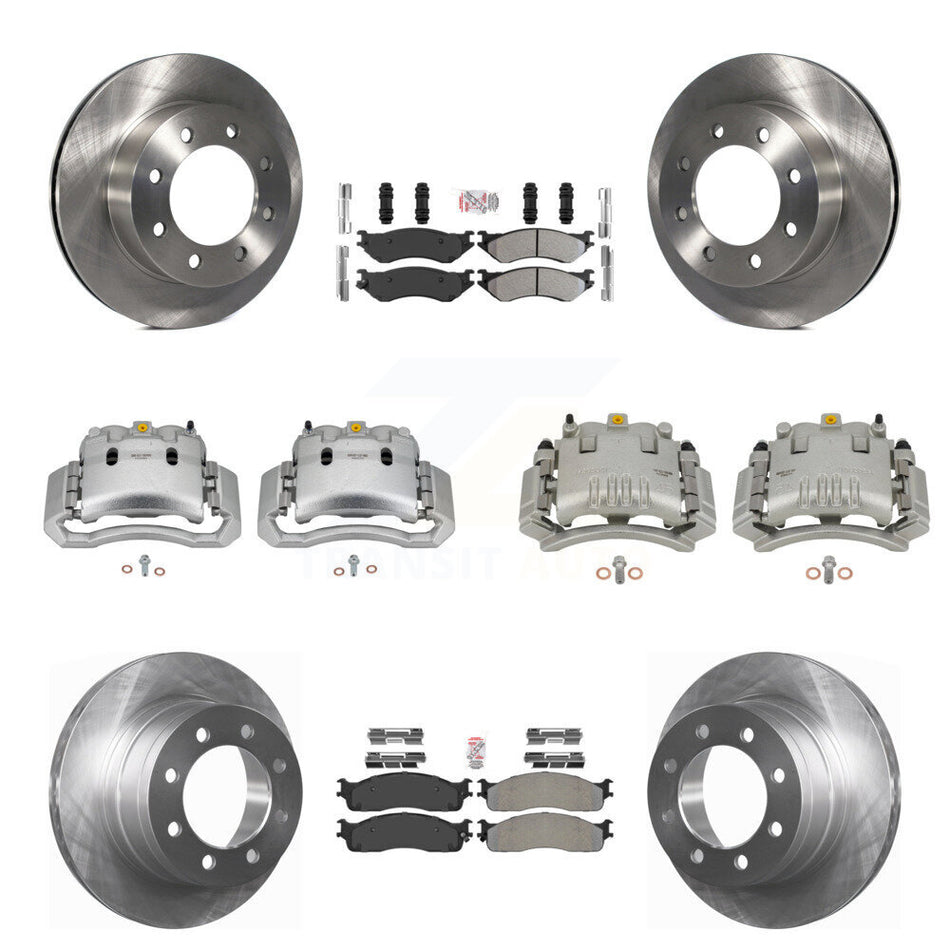 Front Rear Brake Caliper Rotor Semi-Metallic Pad Kit (10Pc) For Dodge Ram 3500 2500 1500 KC8-102930N