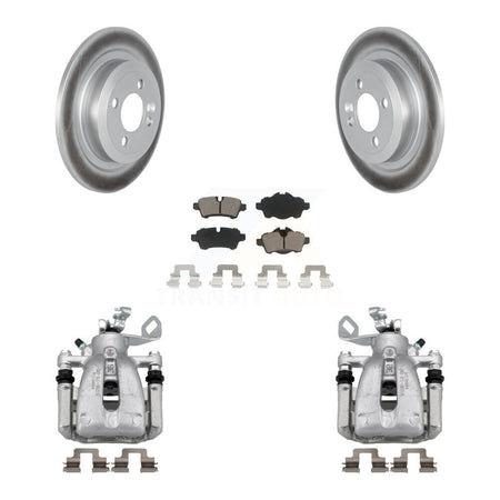 Rear Disc Brake Caliper Coated Rotors And Ceramic Pads Kit For Mini Cooper KCG-100022C