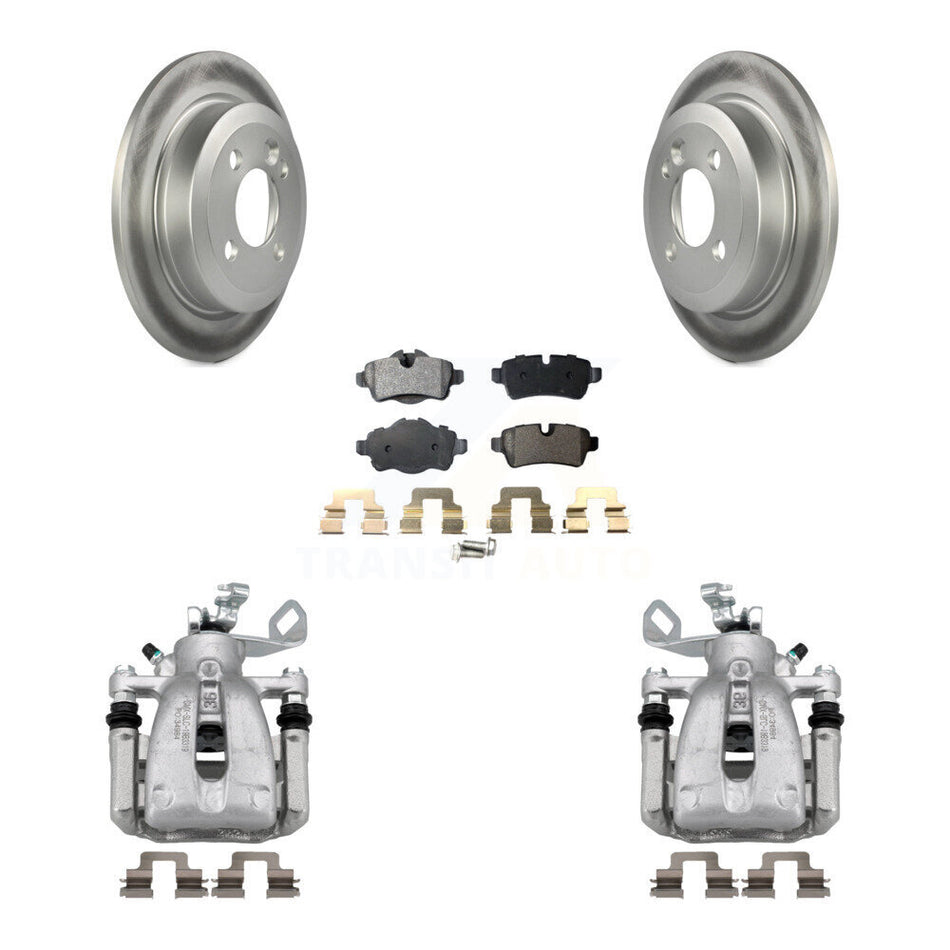 Rear Disc Brake Caliper Coated Rotors And Semi-Metallic Pads Kit For Mini Cooper KCG-100023P