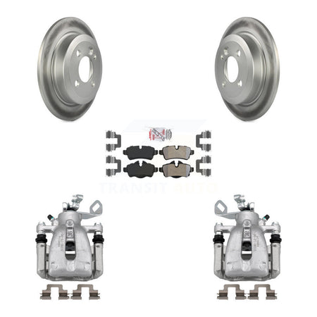 Rear Disc Brake Caliper Coated Rotors And Semi-Metallic Pads Kit For Mini Cooper KCG-100653N