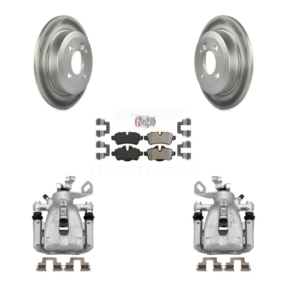 Rear Disc Brake Caliper Coated Rotors And Semi-Metallic Pads Kit For Mini Cooper KCG-100653N