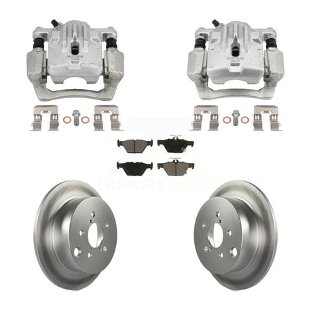 Rear Disc Brake Caliper Coat Rotors Ceramic Pad Kit For 2020 Subaru Crosstrek GAS engine KCG-101126C