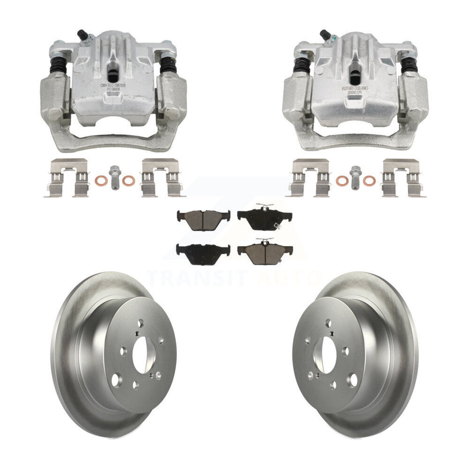 Rear Disc Brake Caliper Coat Rotors Ceramic Pad Kit For 2020 Subaru Crosstrek GAS engine KCG-101126C