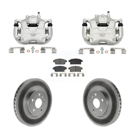 Front Brake Caliper Coat Rotor And Semi-Metallic Pad Kit For Chevrolet Trax Buick Encore KCG-101126S