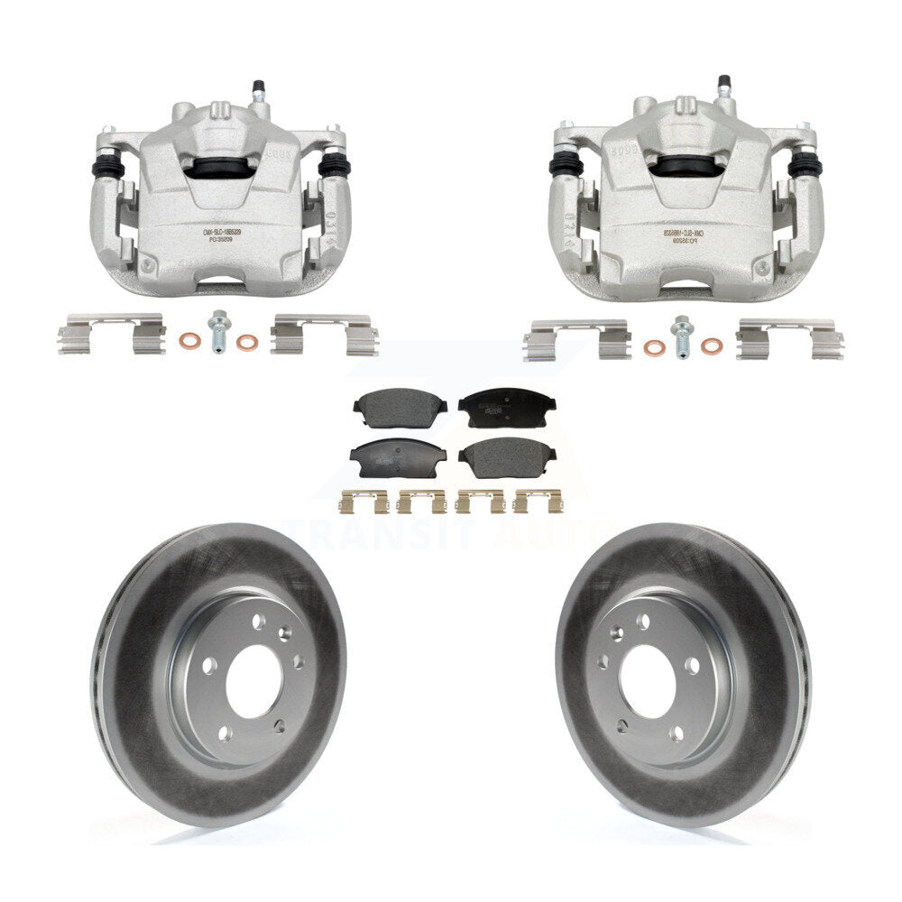 Front Brake Caliper Coat Rotors Ceramic Pad Kit For Chevrolet Cruze Buick Verano Orlando KCG-101160T