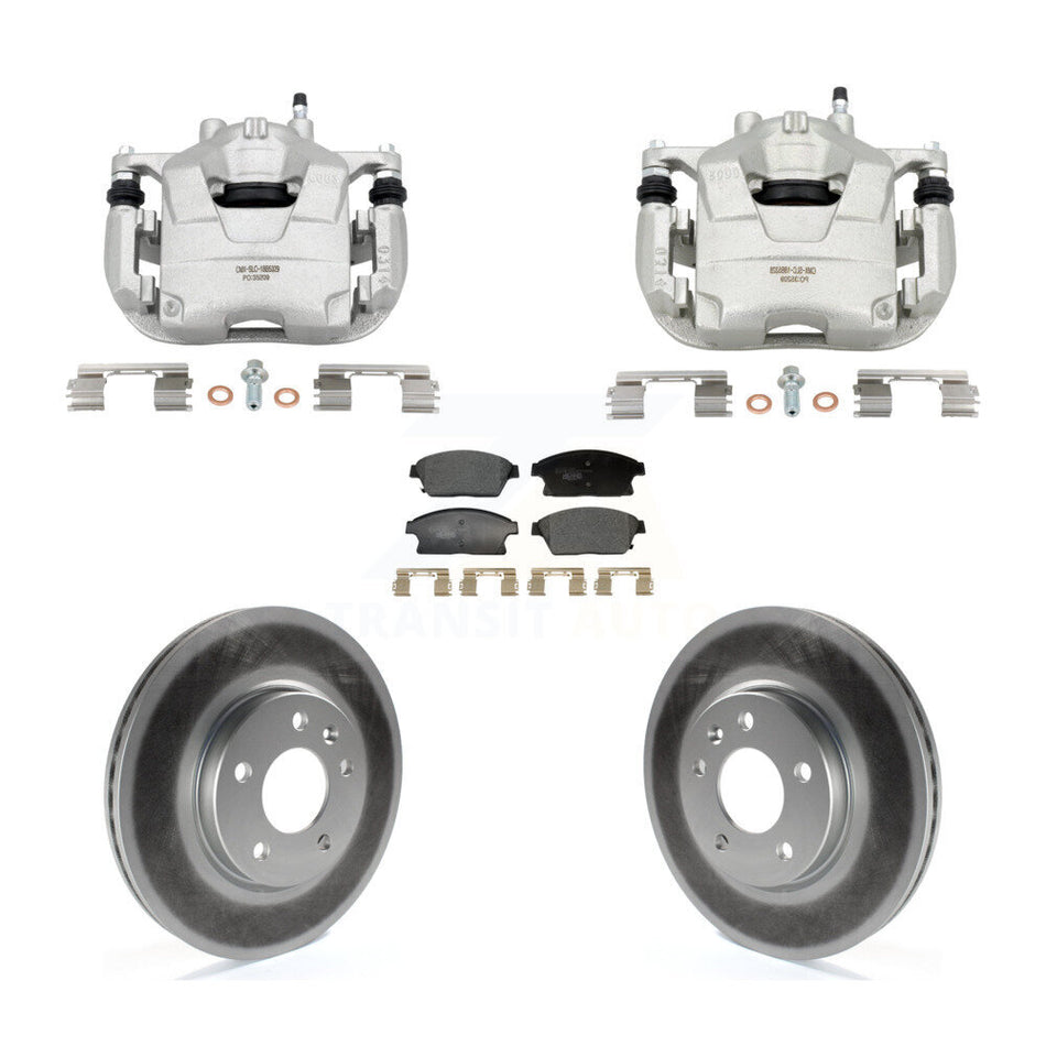 Front Brake Caliper Coat Rotors Ceramic Pad Kit For Chevrolet Cruze Buick Verano Orlando KCG-101160T