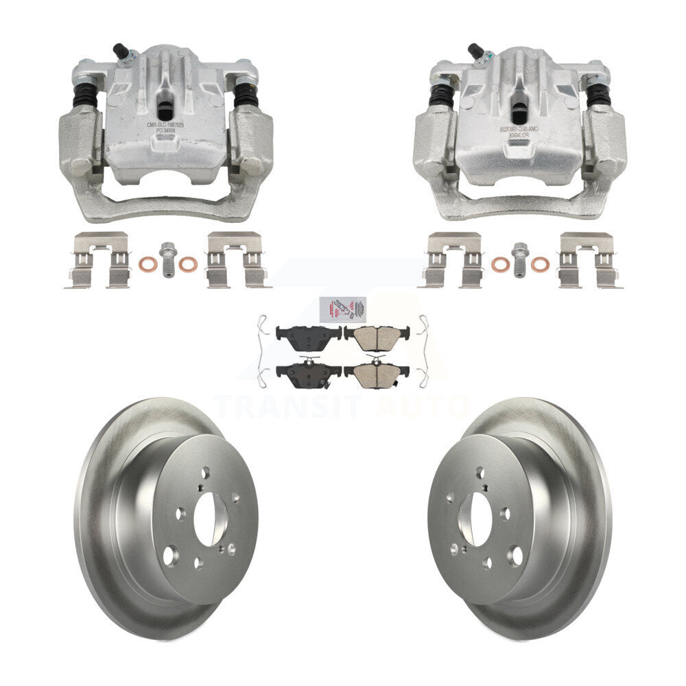 Rear Disc Brake Caliper Coat Rotors Ceramic Pad Kit For 2020 Subaru Crosstrek GAS engine KCG-102827N