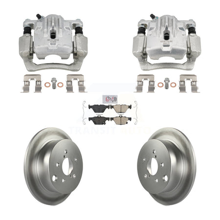 Rear Disc Brake Caliper Coat Rotors Ceramic Pad Kit For 2020 Subaru Crosstrek GAS engine KCG-102827N