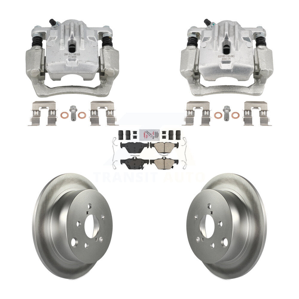 Rear Disc Brake Caliper Coat Rotors Ceramic Pad Kit For 2020 Subaru Crosstrek GAS engine KCG-102828N