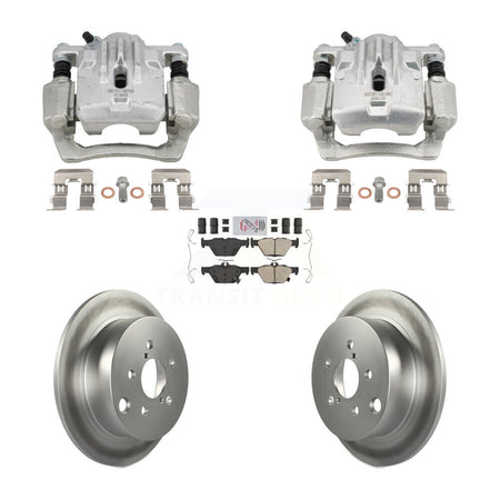 Rear Disc Brake Caliper Coat Rotors Ceramic Pad Kit For 2020 Subaru Crosstrek GAS engine KCG-102828N