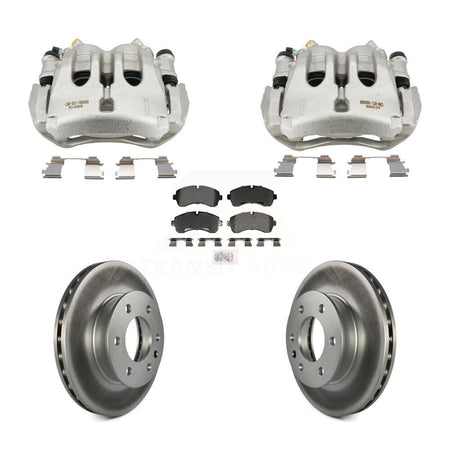Front Brake Caliper Coat Rotor And Semi-Metallic Pad Kit For Sprinter 3500 Mercedes-Benz KCG-102874N