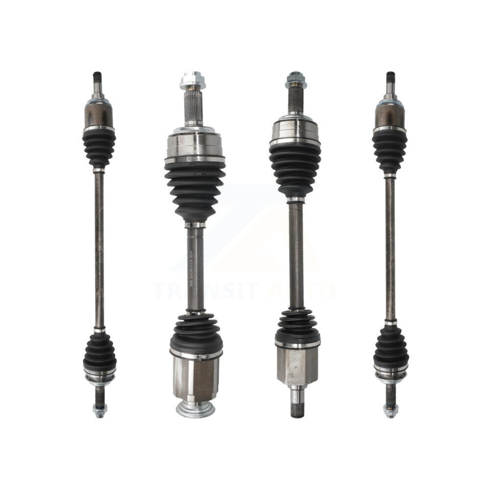 Front Rear CV Axle Drive Shaft Complete Assembly Kit For 2013-2014 Honda CR-V AWD KCV-100176
