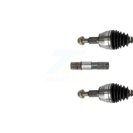 Front CV Axle Shaft & Intermediate Kit For Dakota Dodge Ram Mitsubishi Raider 4WD KCV-100193