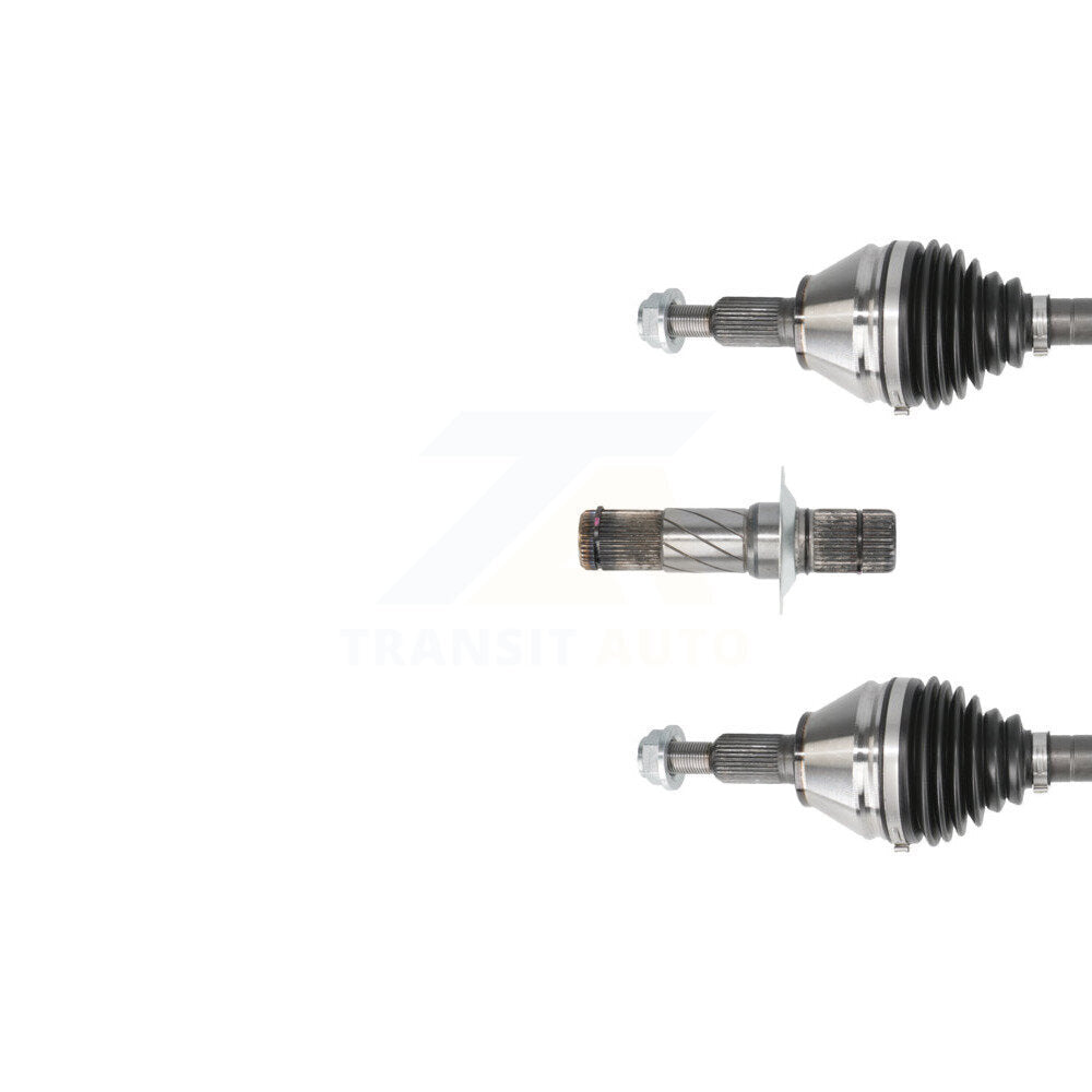 Front CV Axle Drive Shaft Assembly & Intermediate Kit For 2012-2017 Ram 1500 4WD KCV-100195