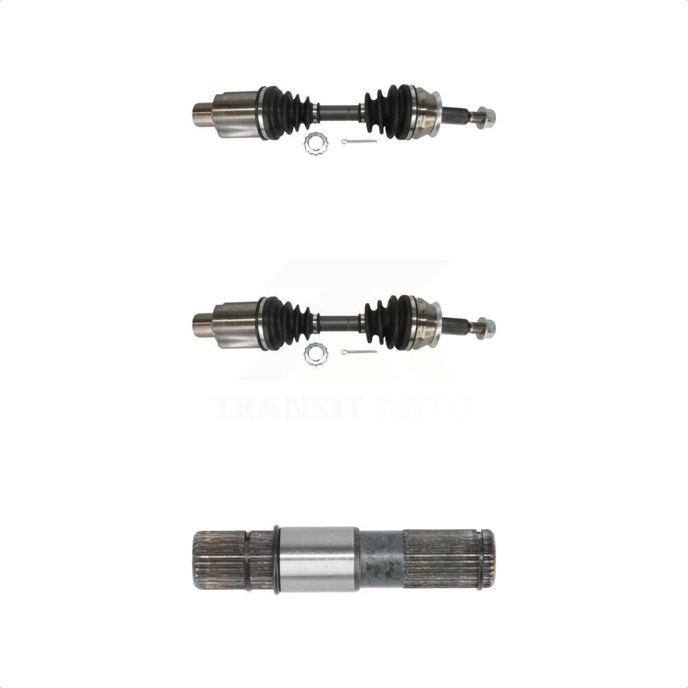 Front CV Axle Drive Shaft Assembly & Intermediate Kit For Dodge Dakota Durango 4WD KCV-100379