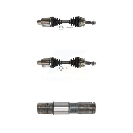Front CV Axle Drive Shaft Assembly & Intermediate Kit For Dodge Dakota Durango 4WD KCV-100379