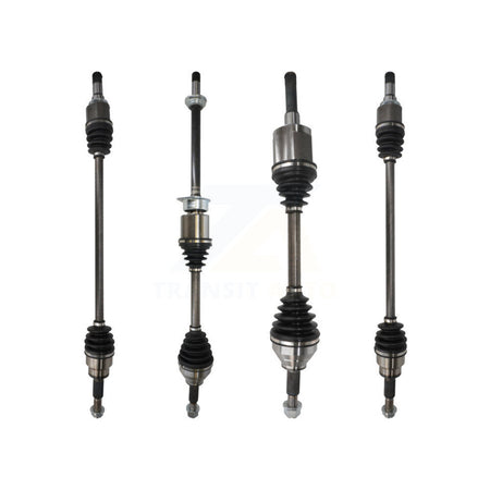 Front Rear CV Axle Drive Shaft Kit For 2012-2015 Ford Explorer AWD with 2.0L Turbocharged KCV-100401