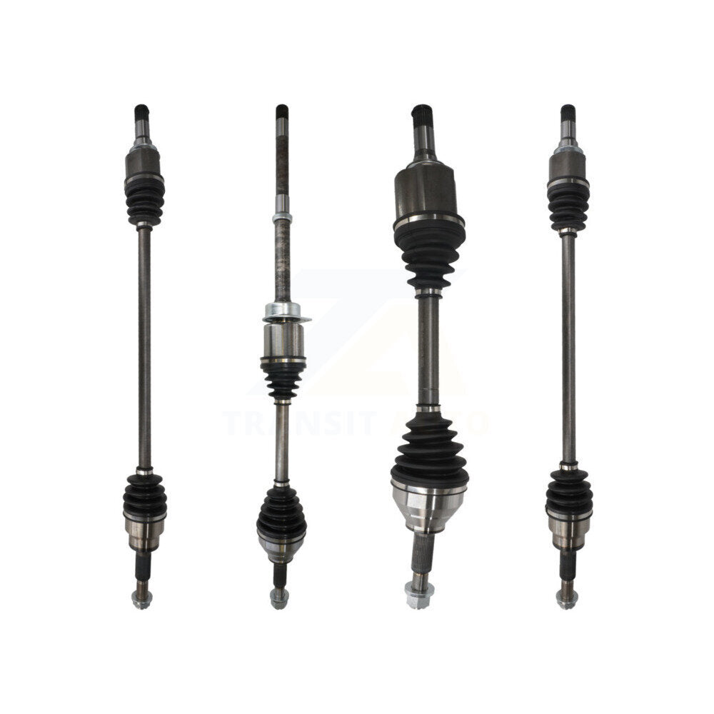 Front Rear CV Axle Drive Shaft Assembly Kit For Ford Explorer Police Interceptor Utility KCV-100402