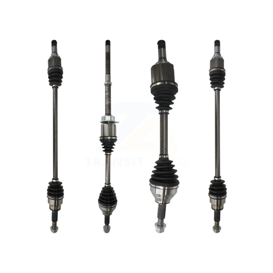 Front Rear CV Axle Drive Shaft Assembly Kit For Ford Explorer Police Interceptor Utility KCV-100402