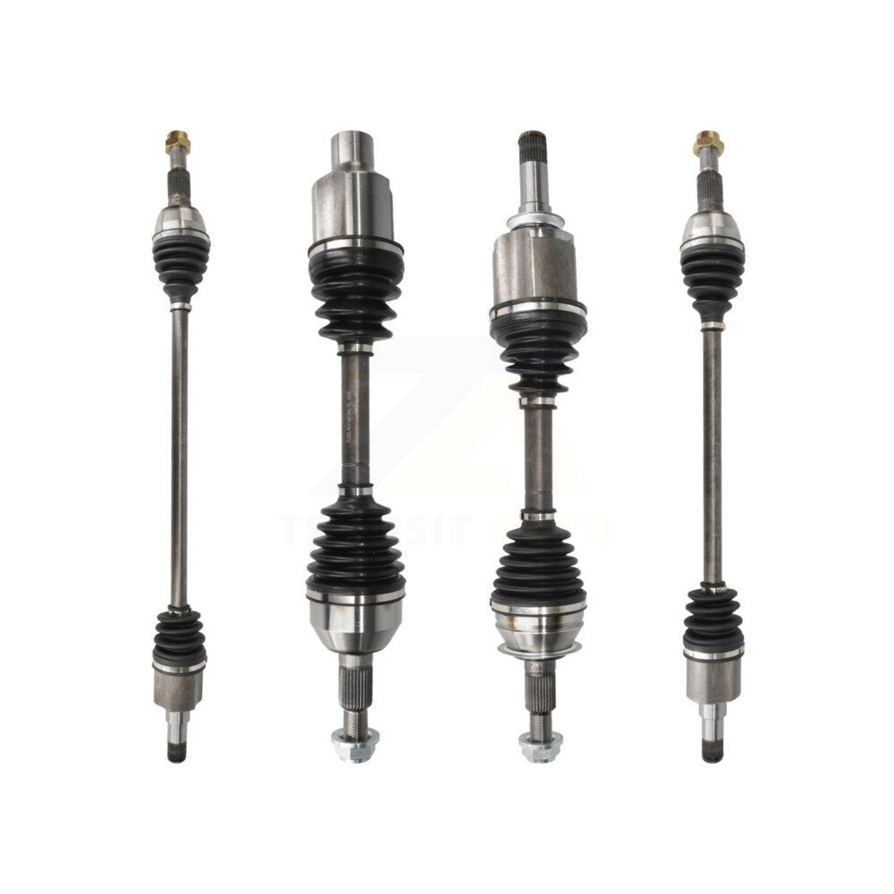 Front Rear CV Axle Shaft Kit For 2017 GMC Terrain AWD with 3.6L Automatic transmission KCV-100405