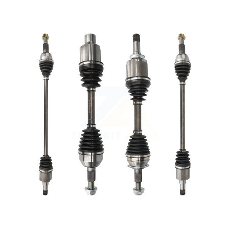 Front Rear CV Axle Shaft Kit For 2017 GMC Terrain AWD with 3.6L Automatic transmission KCV-100405