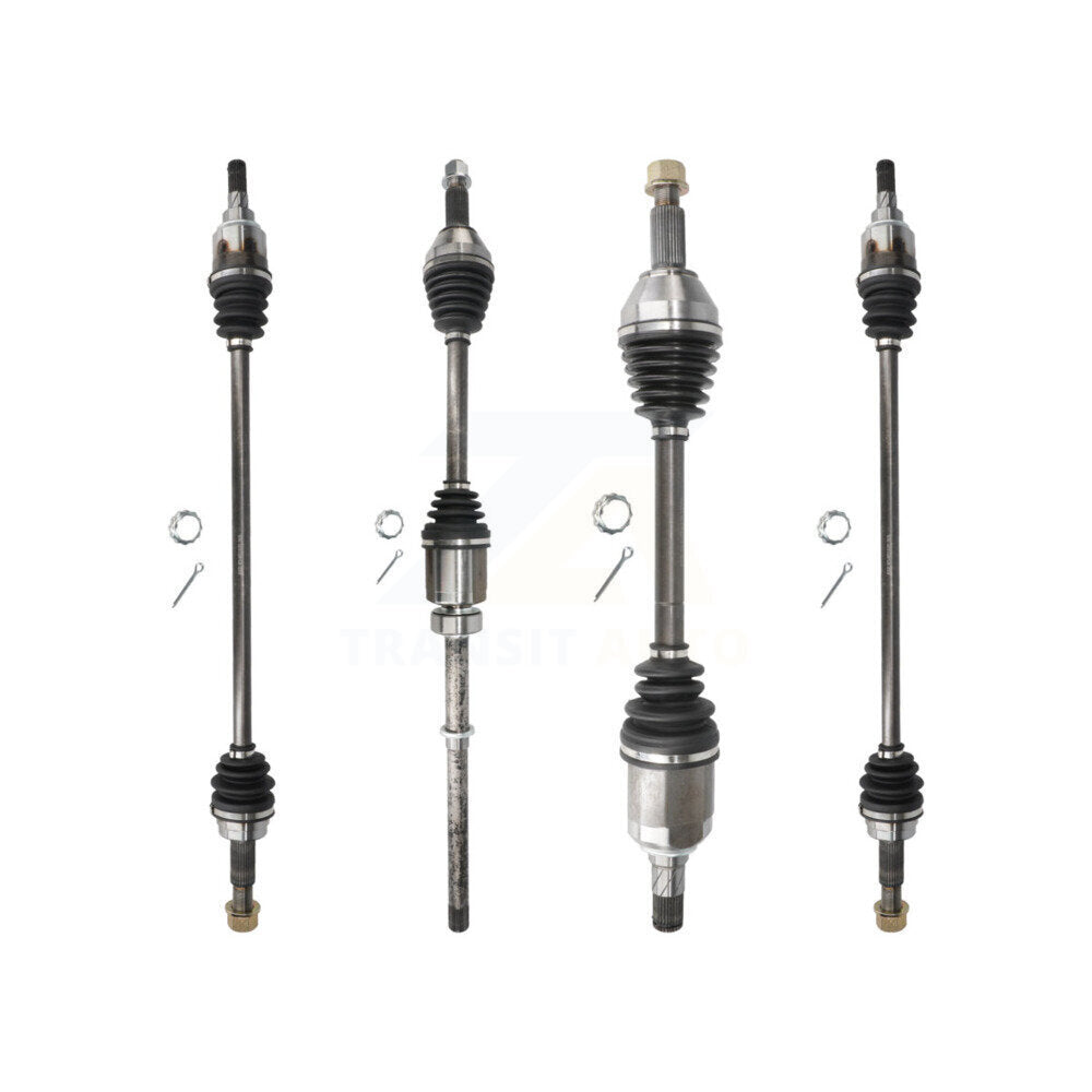 Front Rear CV Axle Drive Shaft Kit For Nissan Pathfinder INFINITI QX60 Primary Design KCV-100412