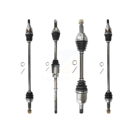 Front Rear CV Axle Drive Shaft Kit For Nissan Pathfinder INFINITI QX60 Primary Design KCV-100412