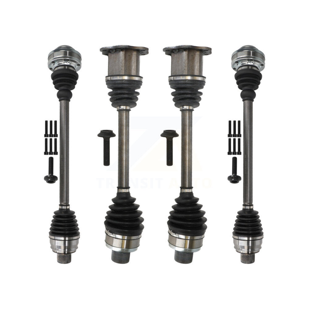 Front Rear CV Axle Drive Shaft Complete Assembly Kit For Audi Q5 KCV-100419