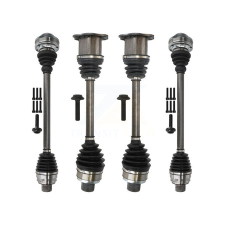 Front Rear CV Axle Drive Shaft Complete Assembly Kit For Audi Q5 KCV-100419