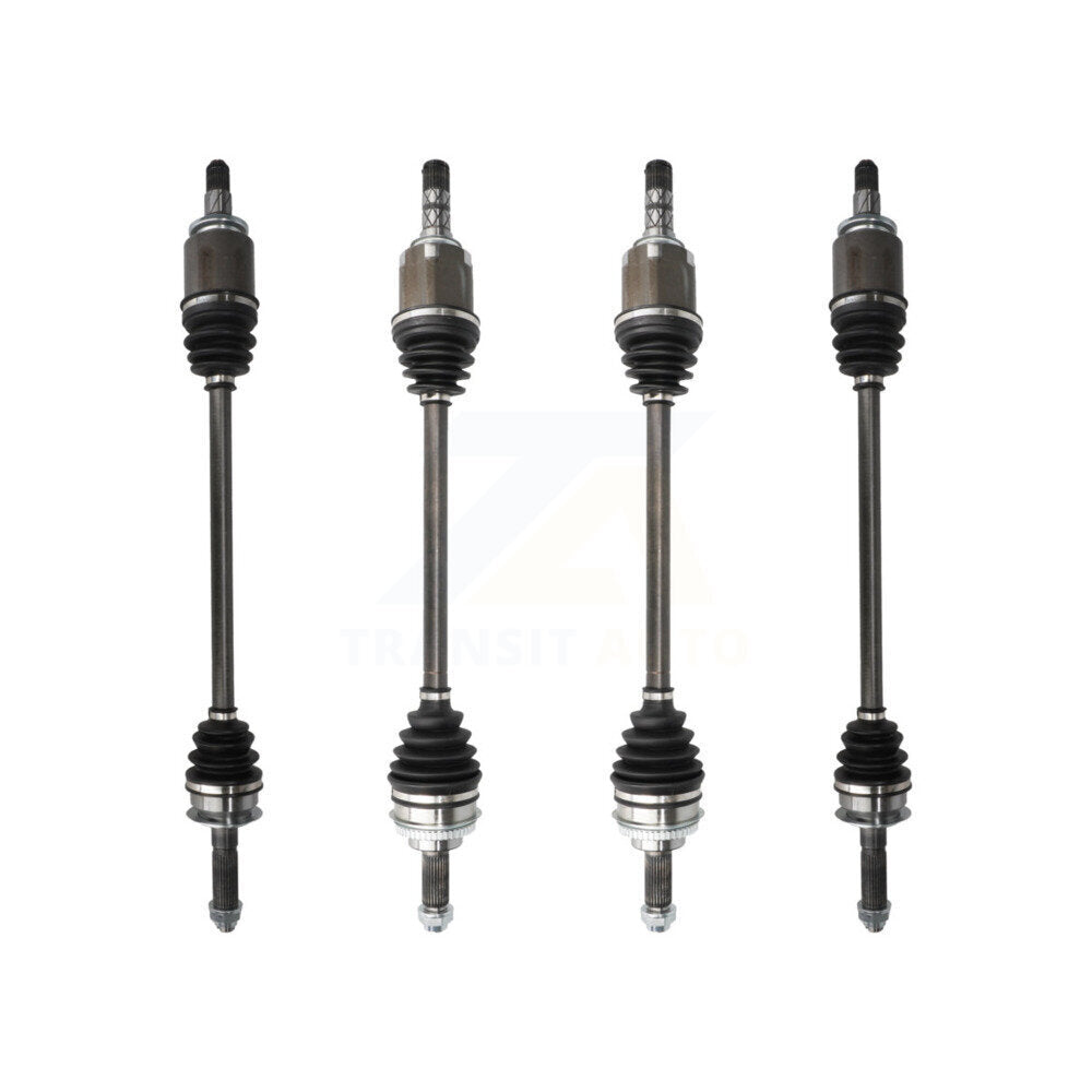 Front Rear CV Axle Drive Shaft Kit For 2008 Subaru Forester AWD with 2.5L Primary Design KCV-100425