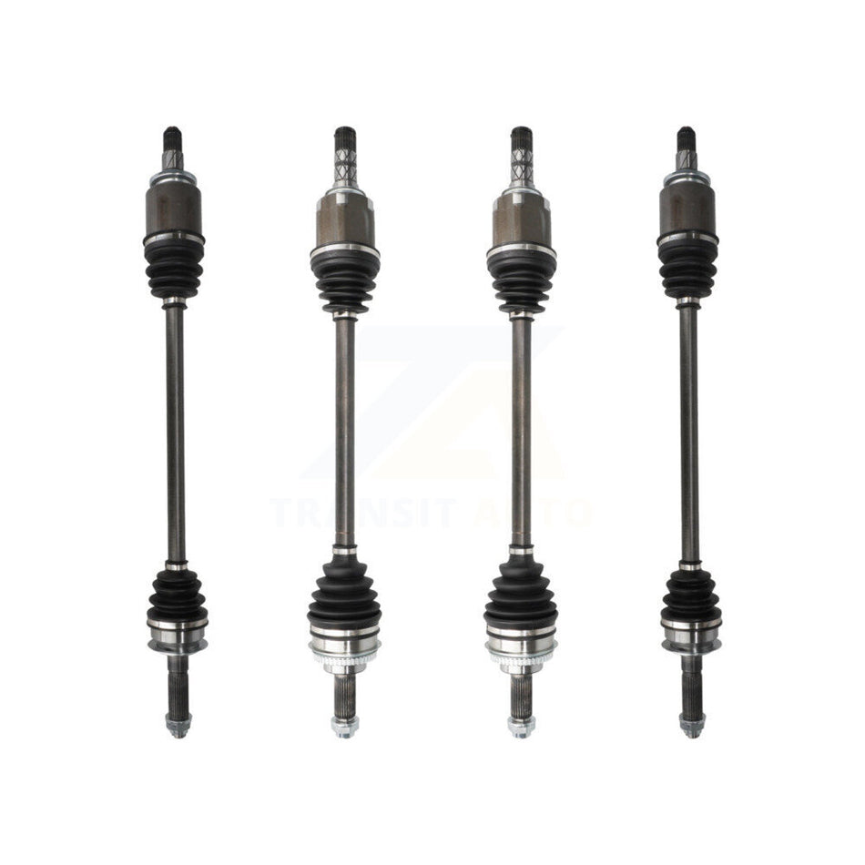 Front Rear CV Axle Drive Shaft Kit For 2008 Subaru Forester AWD with 2.5L Primary Design KCV-100425