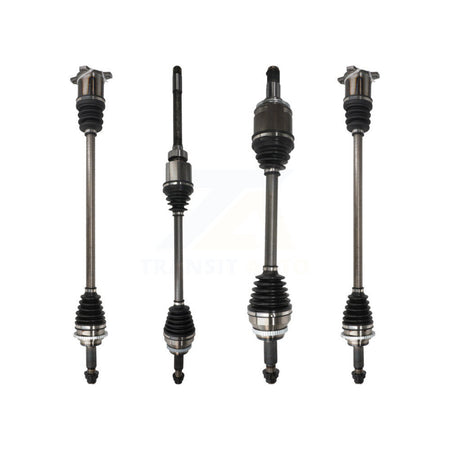 Front Rear CV Axle Shaft Kit For 17-20 Toyota Sienna AWD with 3.5L Automatic transmission KCV-100434