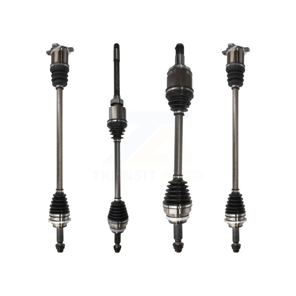 Front Rear CV Axle Shaft Kit For 17-20 Toyota Sienna AWD with 3.5L Automatic transmission KCV-100434