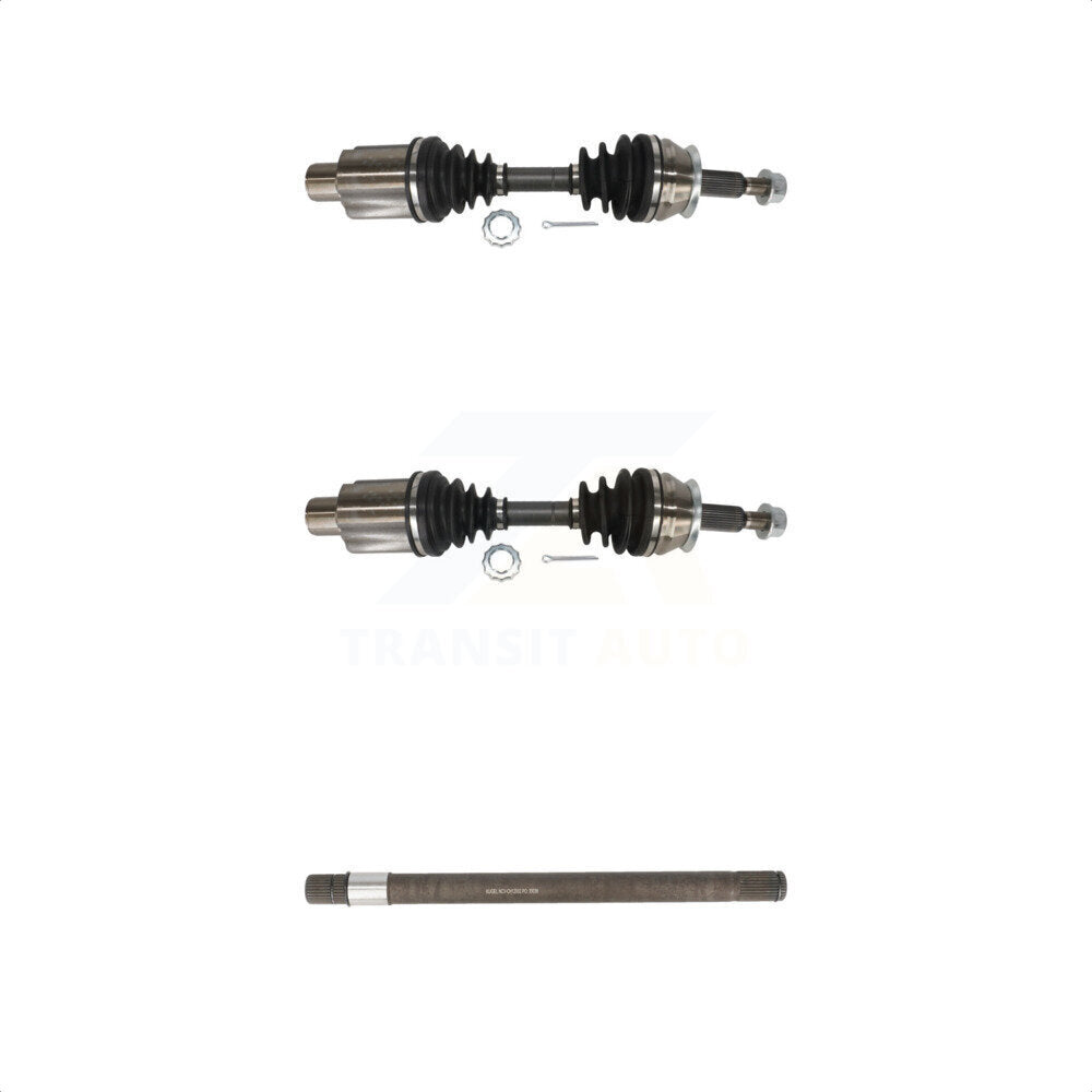Front CV Axle Drive Shaft Assembly & Intermediate Kit For Dodge Dakota Durango 4WD KCV-100438
