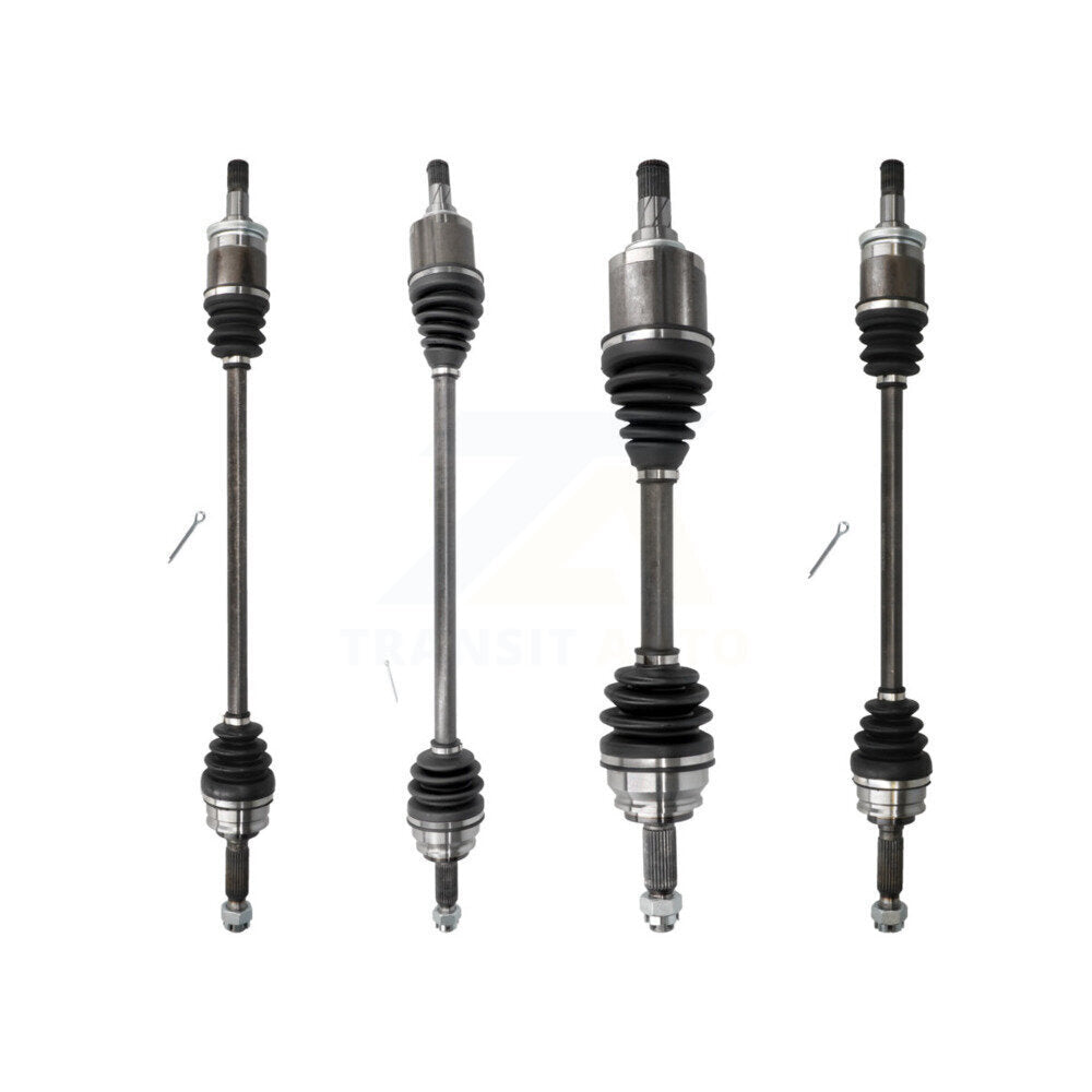 Front Rear CV Axle Shaft Kit For Dodge Caliber FWD with 2.0L Automatic CVT transmission KCV-100444