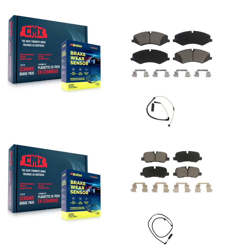 Front Rear Ceramic Brake Pad Wear Sensor Kit For Land Rover Range with B6 Level Armouring KCW-100168
