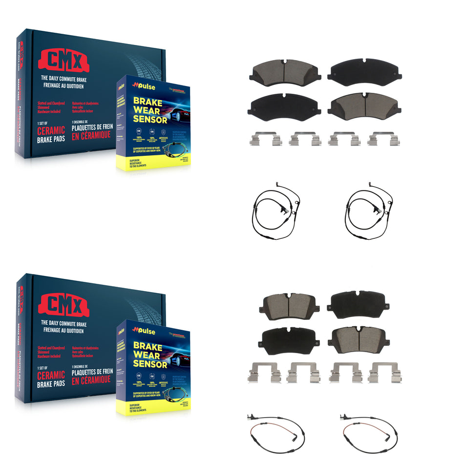 Front Rear Ceramic Brake Pad Wear Sensor Kit For Land Rover Range Sport with Brembo KCW-100295