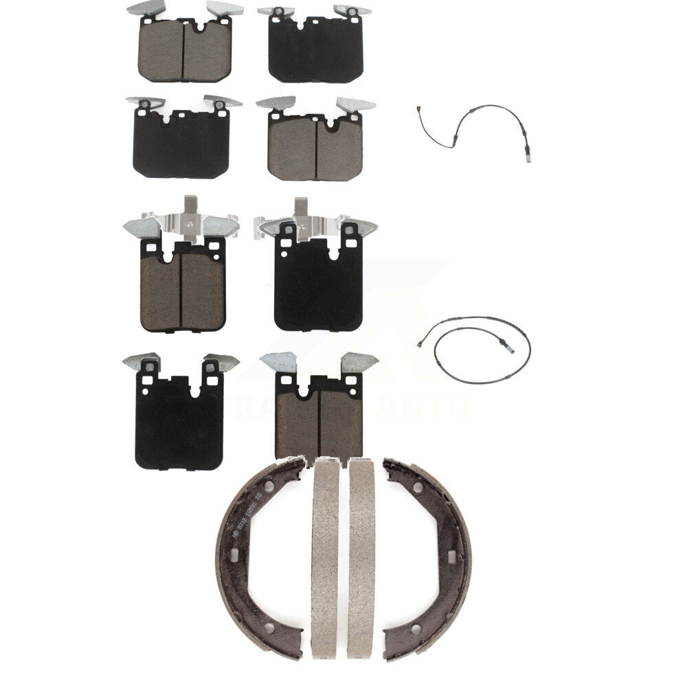 Front Rear Ceramic Brake Pads Wear Sensor Kit (5Pc) For BMW 340i xDrive 435i 440i Gran M2 KCW-100352