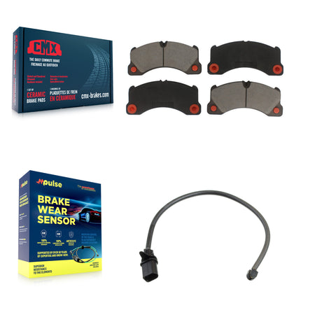 Front Ceramic Brake Pad Wear Sensor Kit For Porsche Macan without Composite KCW-100479