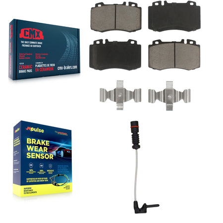 Front Ceramic Disc Brake Pad And Wear Sensor Kit For Mercedes-Benz SL500 SL600 S600 CL500 KCW-100517