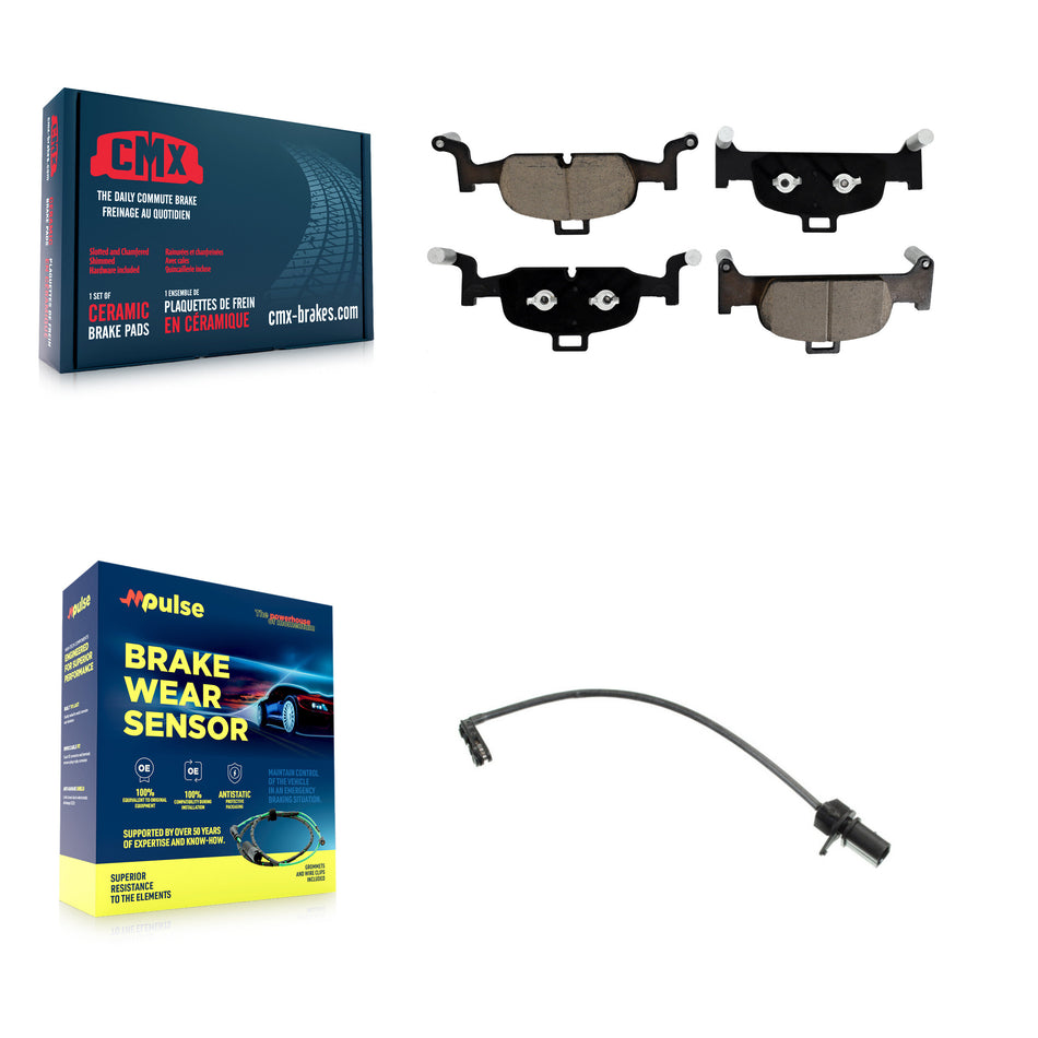 Front Ceramic Disc Brake Pads Wear Sensor Kit For Audi A4 Quattro A5 Sportback allroad A6 KCW-100540