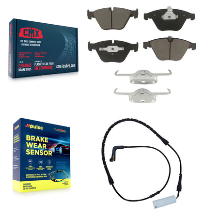 Front Ceramic Disc Brake Pad And Wear Sensor Kit For BMW 750i 750Li 745i 745Li 760Li 760i KCW-100568