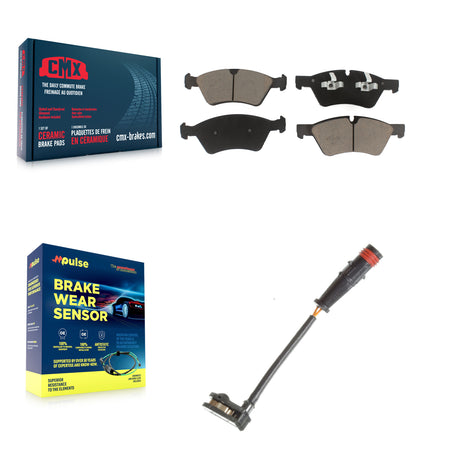 Front Ceramic Brake Pad Wear Sensor Kit For Mercedes-Benz ML350 R350 GL450 ML500 R500 G55 KCW-100578