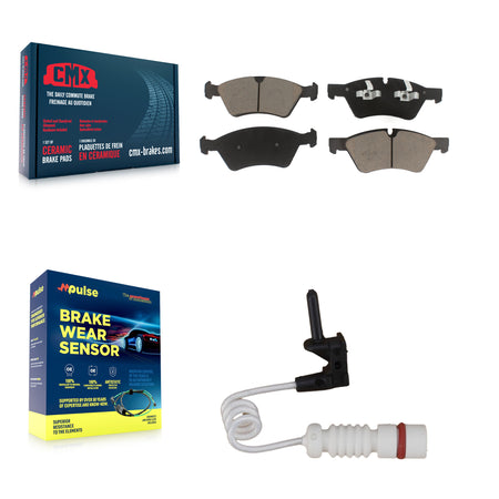 Front Ceramic Disc Brake Pad And Wear Sensor Kit For 2008 Mercedes-Benz G55 AMG 5.0L 5.5L KCW-100579